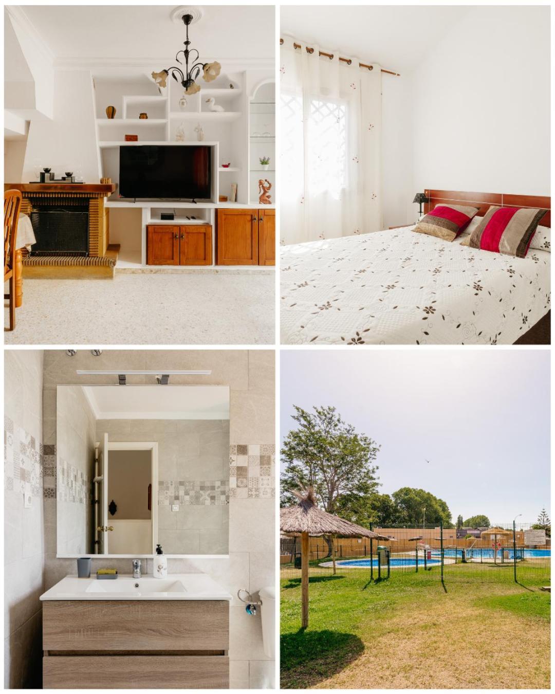 Chalet En Algeciras Con Piscina, Paddle A 4 Minutos De Playa De Getares Bagian luar foto
